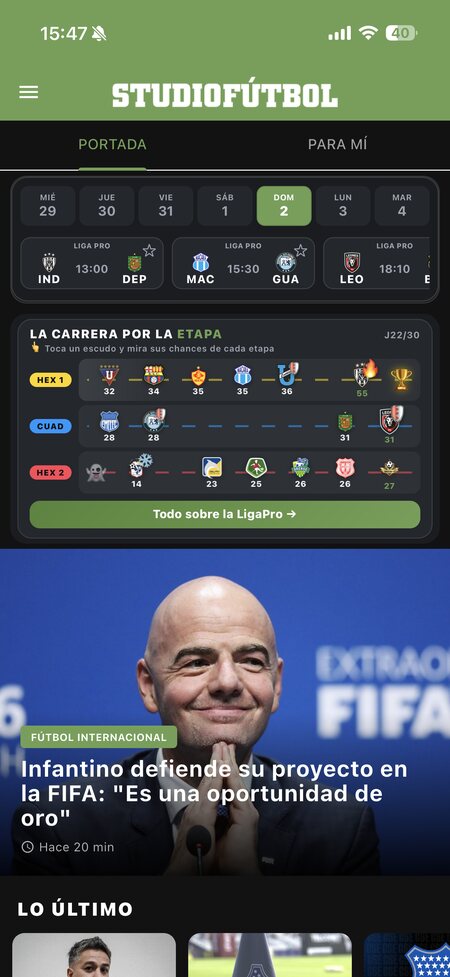 App de StudioFútbol